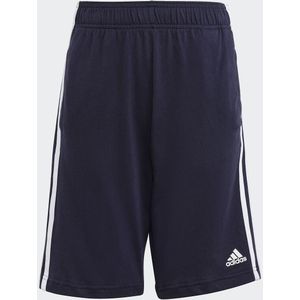 Sportshort in molton ADIDAS SPORTSWEAR. Katoen materiaal. Maten 11/12 jaar - 144/150 cm. Blauw kleur