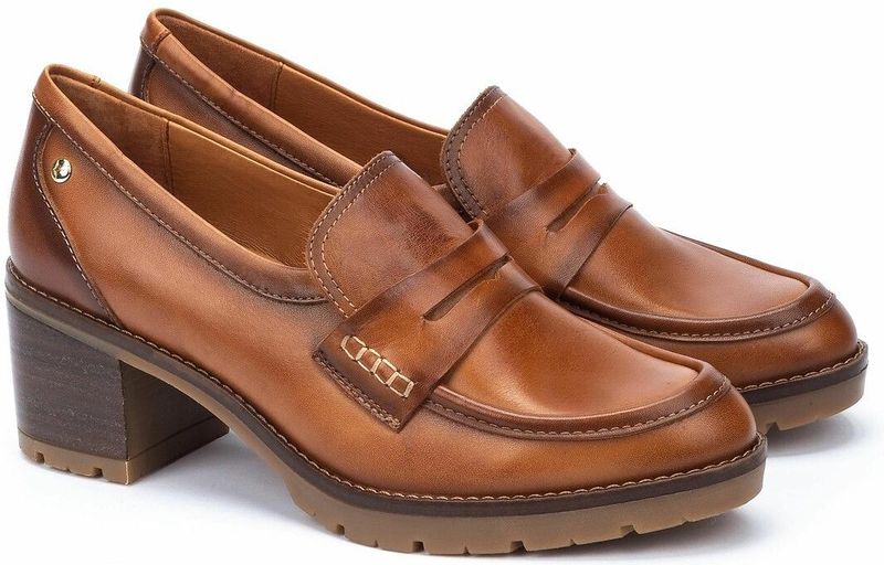 Loafers in leer PIKOLINOS. Leer materiaal. Maten 38. Kastanje kleur