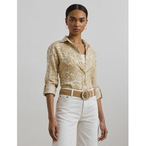 Hemd in linnen, lange mouwen LAUREN RALPH LAUREN. Linnen materiaal. Maten M. Beige kleur