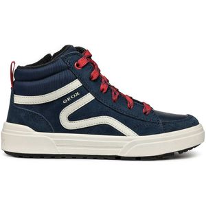 Ademende hoge sneakers Weemble GEOX. Leer materiaal. Maten 30. Blauw kleur