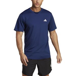 T-shirt voor training Train Essentials adidas Performance. Katoen materiaal. Maten XXL. Blauw kleur