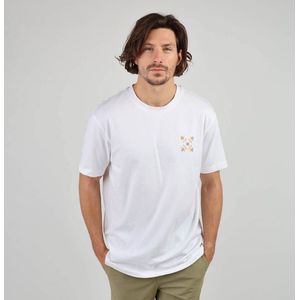 T-shirt met korte mouwen Teregor OXBOW. Katoen materiaal. Maten L. Wit kleur