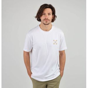 T-shirt met korte mouwen Teregor OXBOW. Katoen materiaal. Maten XL. Wit kleur