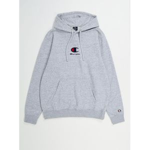 Hoodie met gecentreerd logo CHAMPION. Katoen materiaal. Maten M. Grijs kleur