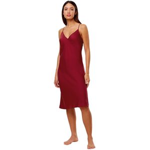 Nachthemd in satijn Silky Sensuality TRIUMPH. Viscose materiaal. Maten 40 FR - 38 EU. Rood kleur