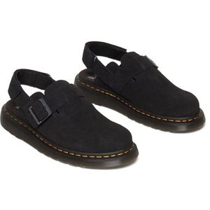 Gesloten muiltjes Jorge II in suèdeleer DR. MARTENS. Nubuck materiaal. Maten 36. Zwart kleur