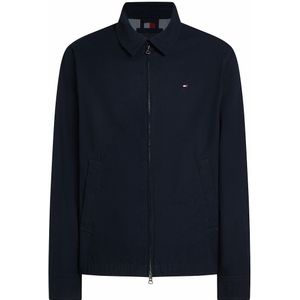 Lichtgewicht katoenen jasje TOMMY HILFIGER. Katoen materiaal. Maten XXL. Blauw kleur
