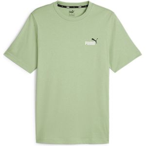 T-shirt met korte mouwen, essentiel, klein logo PUMA. Katoen materiaal. Maten L. Groen kleur