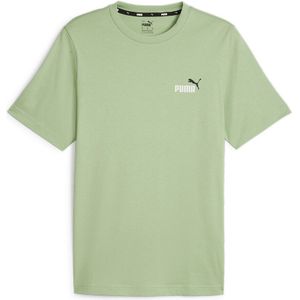 T-shirt met korte mouwen, essentiel, klein logo PUMA. Katoen materiaal. Maten XL. Groen kleur