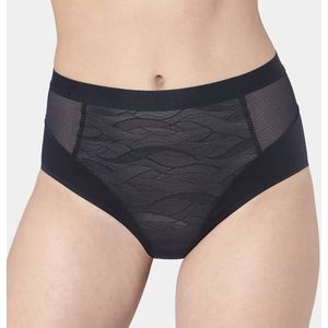 Maxi slip Airy Sensation TRIUMPH. Polyamide materiaal. Maten 46 FR - 44 EU. Zwart kleur