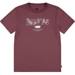 T-shirt met korte mouwen LEVI'S KIDS. Katoen materiaal. Maten 12 jaar - 150 cm. Rood kleur