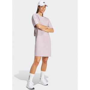 T-shirt-jurk boyfriend Essentials 3-Stripes ADIDAS SPORTSWEAR. Katoen materiaal. Maten S. Roze kleur
