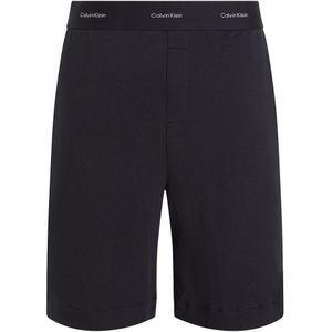 Effen pyjamashort CALVIN KLEIN UNDERWEAR. Katoen materiaal. Maten S. Zwart kleur