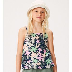 Tanktop ROXY. Katoen materiaal. Maten 14 jaar - 156 cm. Blauw kleur