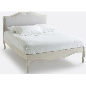 Bed met lattenbodem, Trianon LA REDOUTE INTERIEURS. Hout materiaal. Maten 140 x 190 cm. Wit kleur