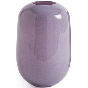 Afgeronde vaas in glas H23,5 cm, Iva LA REDOUTE INTERIEURS. Glas materiaal. Maten één maat. Violet kleur