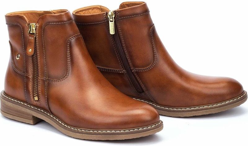 Leren bottines Aldaya PIKOLINOS. Leer materiaal. Maten 41. Kastanje kleur