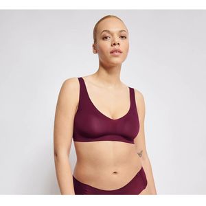 Bralette Zero Feel 2.0 SLOGGI. Polyamide materiaal. Maten XS. Rood kleur