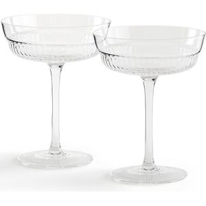 Set van 2 champagne glazen, Rigato LA REDOUTE INTERIEURS. Glas materiaal. Maten één maat. Andere kleur