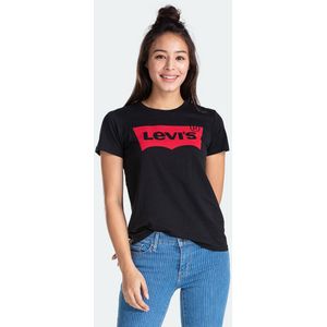 T-shirt logo The Perfect Tee LEVI'S. Katoen materiaal. Maten XXS. Zwart kleur