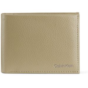 Portefeuille Warmth in leer CALVIN KLEIN JEANS. Leer materiaal. Maten één maat. Groen kleur