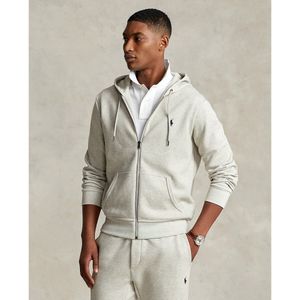 Katoenen sweater met rits en geborduurd logo POLO RALPH LAUREN. Katoen materiaal. Maten S. Grijs kleur