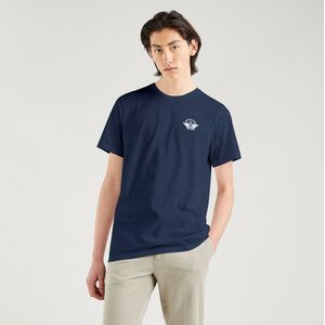 T-shirt met ronde hals Dockers DOCKERS. Katoen materiaal. Maten XXL. Blauw kleur