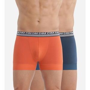 Set van 2 boxershorts 3D Flex Stay&Fit DIM. Katoen materiaal. Maten S. Blauw kleur