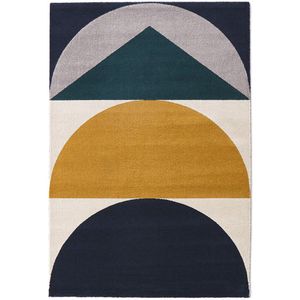 Grafisch tapijt, Pola SO'HOME. Polypropyleen materiaal. Maten 200 x 290 cm. Multicolor kleur
