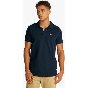 Slimfit poloshirt TOMMY JEANS. Katoen materiaal. Maten S. Blauw kleur
