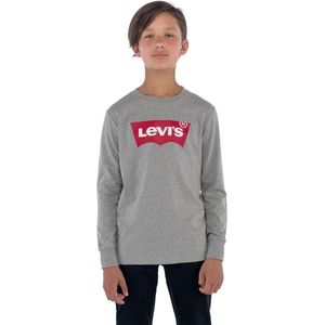 T-shirt met lange mouwen LEVI'S KIDS. Katoen materiaal. Maten 5 jaar - 108 cm. Grijs kleur