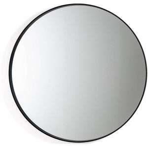 Zwarte ronde spiegel Ø120 cm, Alaria LA REDOUTE INTERIEURS. Medium (mdf) materiaal. Maten één maat. Zwart kleur