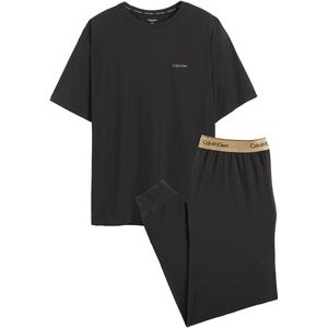 Ensemble pyjama jogger CALVIN KLEIN UNDERWEAR. Katoen materiaal. Maten XL. Zwart kleur