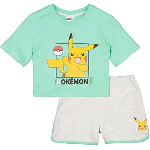 Pyjashort Pikachu POKEMON. Katoen materiaal. Maten XS. Groen kleur