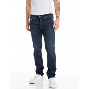 Rechte jeans Grover REPLAY. Katoen materiaal. Maten Maat 28 (US) - Lengte 32. Blauw kleur