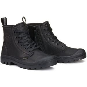 Leren bottines Pampa Hi Zip PALLADIUM. Leer materiaal. Maten 43. Zwart kleur