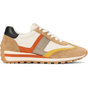 Lage sneakers met veters DANI LAUREN RALPH LAUREN. Leer materiaal. Maten 37. Multicolor kleur