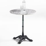 Tuintafel, tafelblad in marmer Redville LA REDOUTE INTERIEURS. Gesmeed ijzer materiaal. Maten één maat. Wit kleur