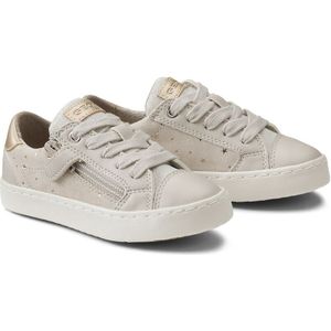 Sneakers met rits Kilwi GEOX. Polyester materiaal. Maten 35. Goudkleur kleur