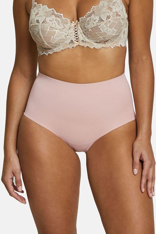 Shapewear slip Perfect Touch SANS COMPLEXE. Polyamide materiaal. Maten 46/48 FR - 44/46 EU. Roze kleur