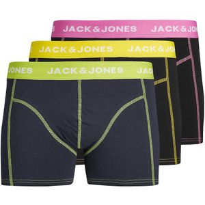 Set van 3 boxershorts JACK & JONES. Katoen materiaal. Maten XL. Multicolor kleur