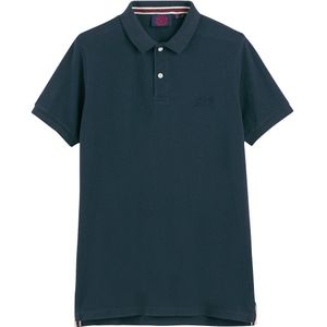 Polo met korte mouwen, piqué SUPERDRY. Katoen materiaal. Maten XL. Blauw kleur