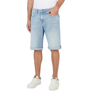 Rechte jeansshort PEPE JEANS. Katoen materiaal. Maten 34 (US) - 50 (EU). Blauw kleur