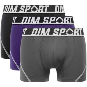 Set van 3 boxershorts DIM. Katoen materiaal. Maten M. Zwart kleur