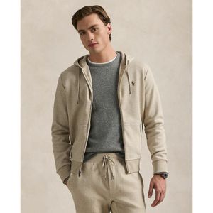 Zip-up hoodie Double Knit Tech POLO RALPH LAUREN. Katoen materiaal. Maten XL. Beige kleur