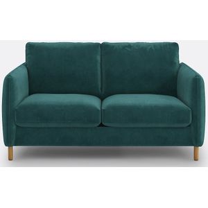 Omvormbare zetel in fluweel, 2-zit, Loméo LA REDOUTE INTERIEURS. Fluweel materiaal. Maten 2-zit. Groen kleur