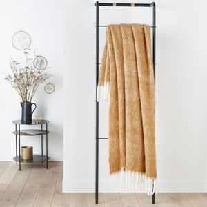 LA REDOUTE INTERIEURS - Plaid - Oker - 60% Acryl 20% Wol 20% Polyester