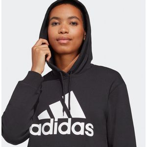 Hoodie Essentials Big Logo Regular ADIDAS SPORTSWEAR. Katoen materiaal. Maten XS. Zwart kleur