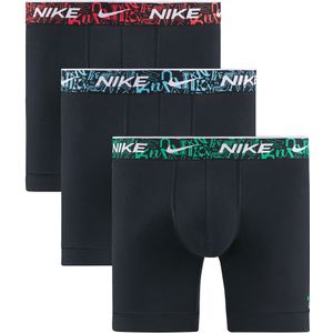 Set van 3 lange boxershorts everyday, stretch katoen NIKE. Katoen materiaal. Maten M. Rood kleur