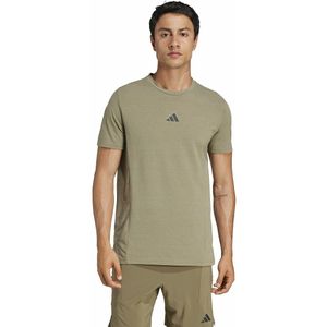 T-shirt met korte mouwen voor training adidas Performance. Polyester materiaal. Maten S. Groen kleur